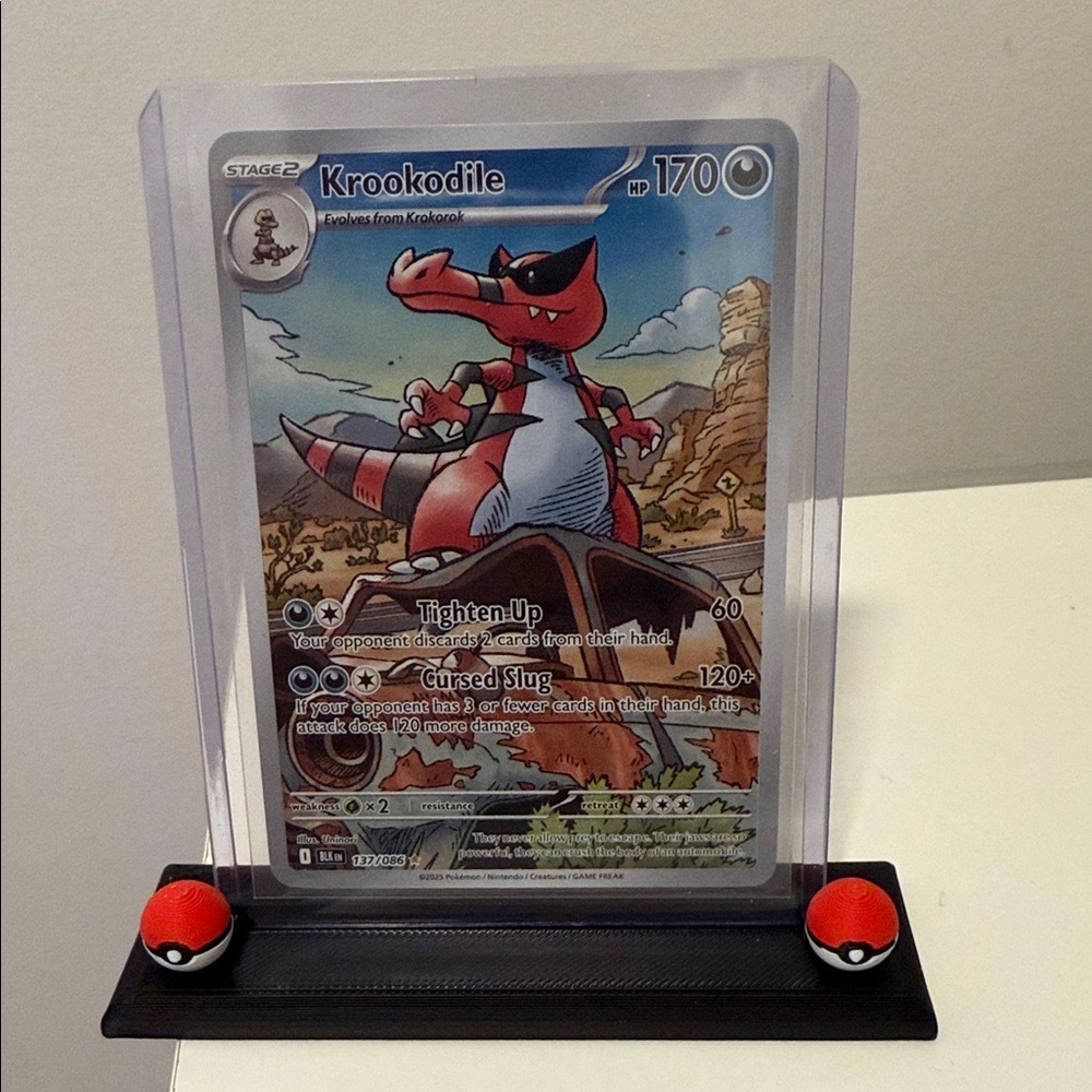 Krookodile IR 137/086 Pokemon card